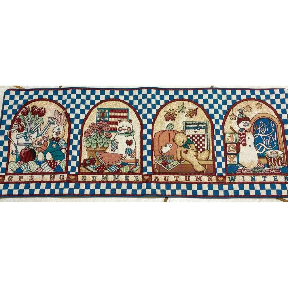 Four Seasons Tapestry Table Runner 36